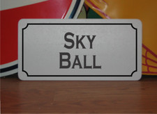 Sky Ball Metal Sign for Golf Course Driving Range Pro Shop