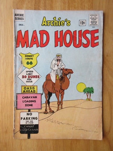 Lot of *5* 1962-64 ARCHIE'S MAD HOUSE: #23, 29, 34 +2 Bonus Issues (Missing Pgs) - Picture 5 of 12