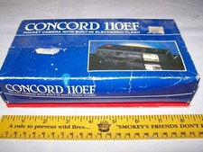 Vintage CONCORD 110EF Pocket Film Camera Black in original Box