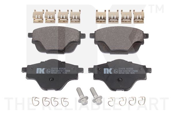 NK 221976 Bremsbelagsatz, Scheibenbremse FüR CitroËN DS Opel Peugeot Vauxhall-image