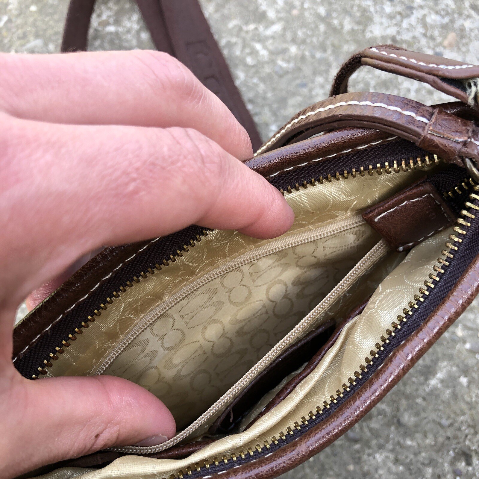 Coach Multicolor Blue Patchwork Style Crossbody B… - image 13