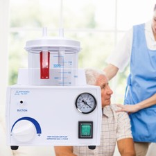 Portable Dental Phlegm Suction Unit Medical Vacuum Aspirator Machine Emergency