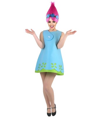 Princess Poppy Costume for Adults | Trolls Movie Dress Cosplay Halloween | eBay Princess Poppy Costume for Adults | Trolls Movie Dress Cosplay Halloween | eBay