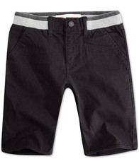 Levi's Boys Slim fit short BLACK Shorts NWT 42.00