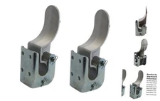 Brumleve Easy Off Tarp Stop Assembled - 3 inch Standard/Plated Steel Bracket 