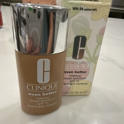 CLINIQUE Even Better Broad Spectrum Evens & Corrects 1 fl oz (WN 56 cashew)(NEW)