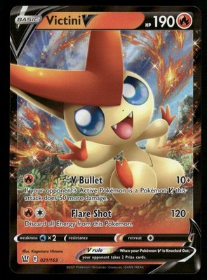 Victini V SWSH05: Battle Styles 021/163 Pokemon TCG