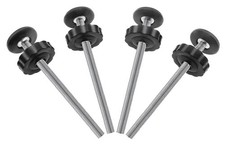 4 Pack 8MM Baby Gate Threaded Spindle Rod, Hardware Parts Kit for Pet Dog Pres