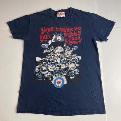 A-Non Shoreditch The Who blau Grafikdruck Vintage T-Shirt Größe Small