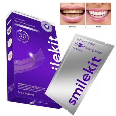 #ad #ad Whitening Teeth Stickers Gel Whitening Strips Professional Removal Stain Bleach $10.86