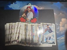 2025 Topps Holiday Baseball Mega Box Base Cards 50+ including Ornament Card