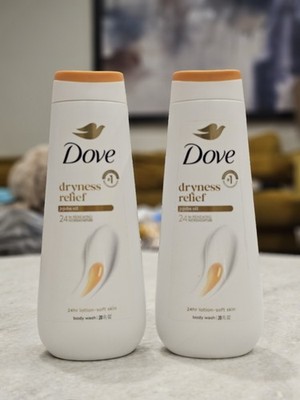 Dove Body Wash for Women Renewing Dryness Relief with Jojoba Oil Cleanser 2 Pack