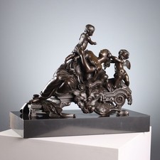 'Charles Cumberworth' Scultura Antica Bronzo Francia XIX Secolo Originale