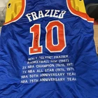 NY KNICKS WALT FRAZIER SIGNED AUTOGRAPHED STAT JERSEY XL TRI STAR COA HOF NBA