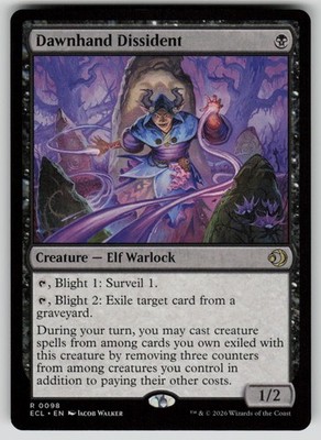 Dawnhand Dissident Normal R Lorwyn Eclipsed 98 NM