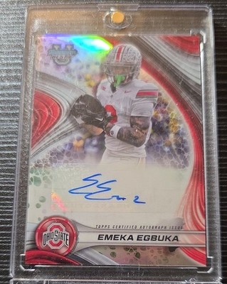 2024 Bowman's Best University - Best of 2024 Autographs Emeka Egbuka #BOA-EE...