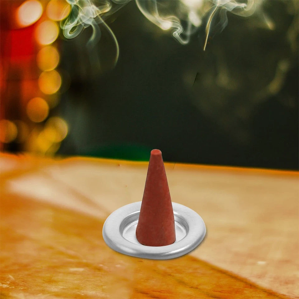 30 Pcs Portaincenso Bastoncino Bruciatore Piccolo Vassoio Di Burner Cono - Immagine 3 di 4