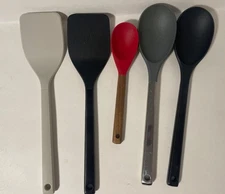 Lot Of 5 Figmint Cooking Spatula Turner Spoons Kitchen Utensils