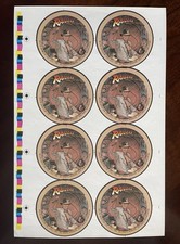 SUPER SELTEN! JΓ€ger des verlorenen Schatzes Button/Pin Proof Sheet - Indiana Jones
