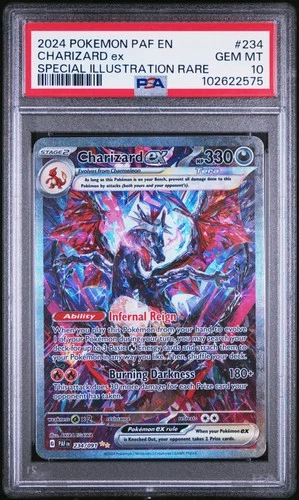 Charizard Ex Pokemon Paf En-Paldean Fates 234 NM PSA 10