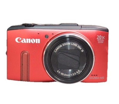 Canon PowerShot SX280 HS 12.1MP Digital Camera w/20x Zoom Red