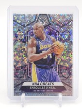 SHAQUILLE O'NEAL 2023-24 MOSAIC NBA GREATS FAST BREAK PRIZM #296 LAKERS Q7084