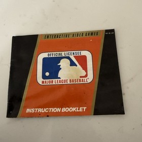 Major League Baseball NES Nintendo CIB Good Condition! Circle Seal! NICE!