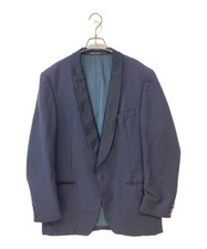 Yves Saint Laurent Tuxedo Jacket Men Black Slim Fit Size Unspecified