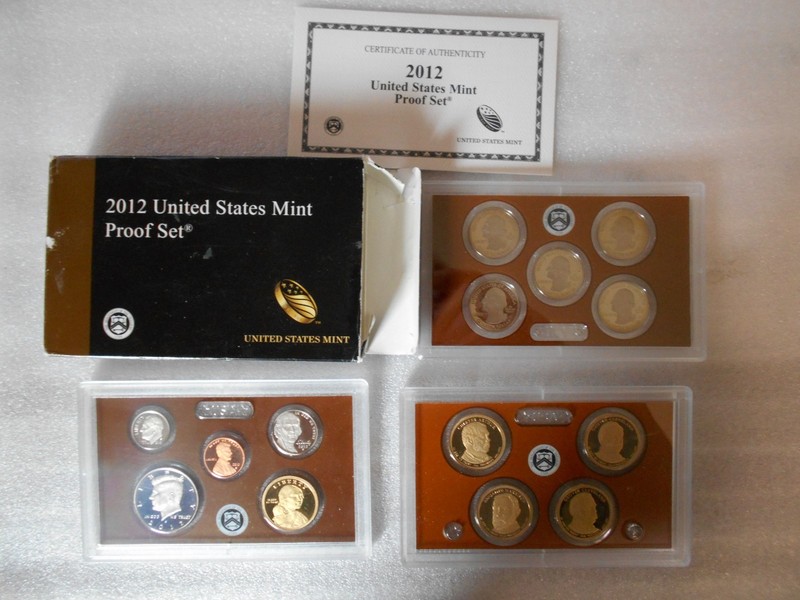 2012 US Mint Proof Set with OGP & COA