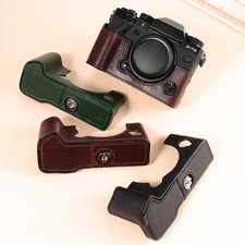 Camera Bag Leather Dock Case Base Cover Shell For Fujifilm X-T5 XT5 XT4 XT3 XT2