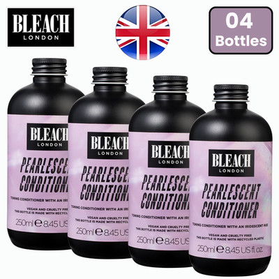 Bleach London Pearlescent Conditioner Iridescent Hue Hair 250ml - 4 Flaschen