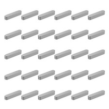30 Pcs Round Ended Feather Key, 30x6x6mm Drive Shaft Parallel Keys