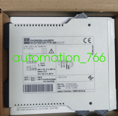 1PCS NEW Endress+Hauser FTW325-B2A1A Capacitor signal converter Via DHL / Fedex