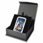 Star Of Bethlehem Nativity Scene 1 Oz. Colorized Stained Glass .999 Silver Bar