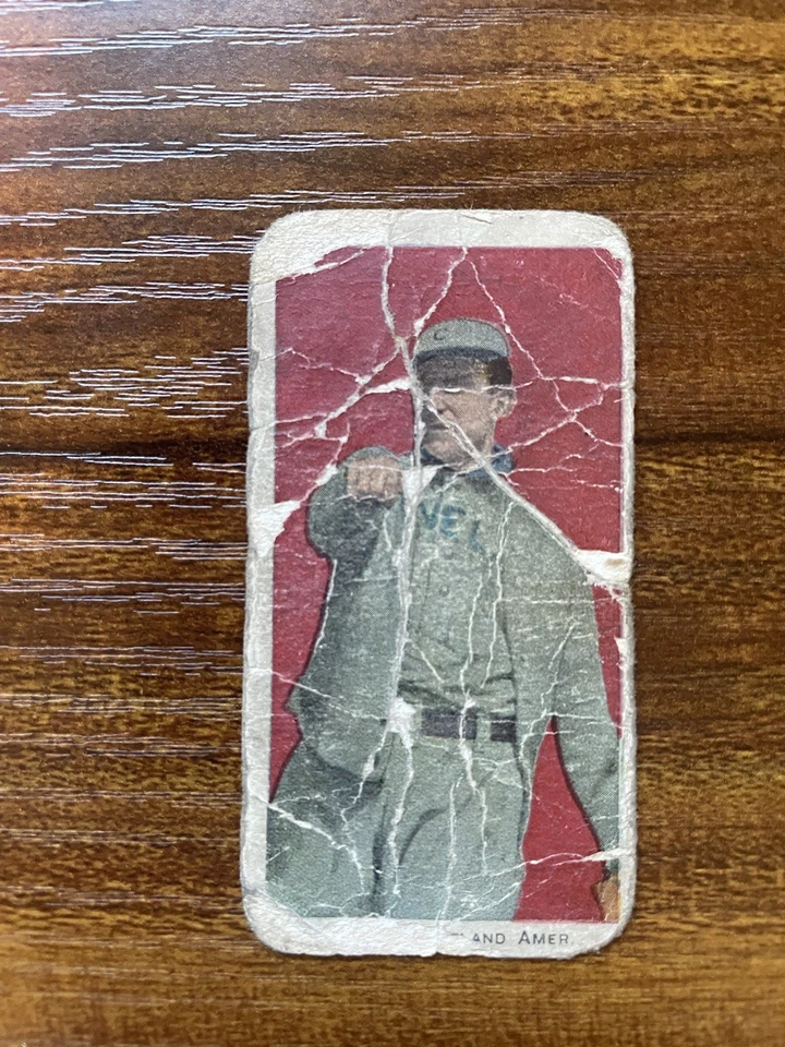 Nap Lajoie 1910 E93 estándar caramelo PSA sin soporte baja calidad Foto 2 de 3