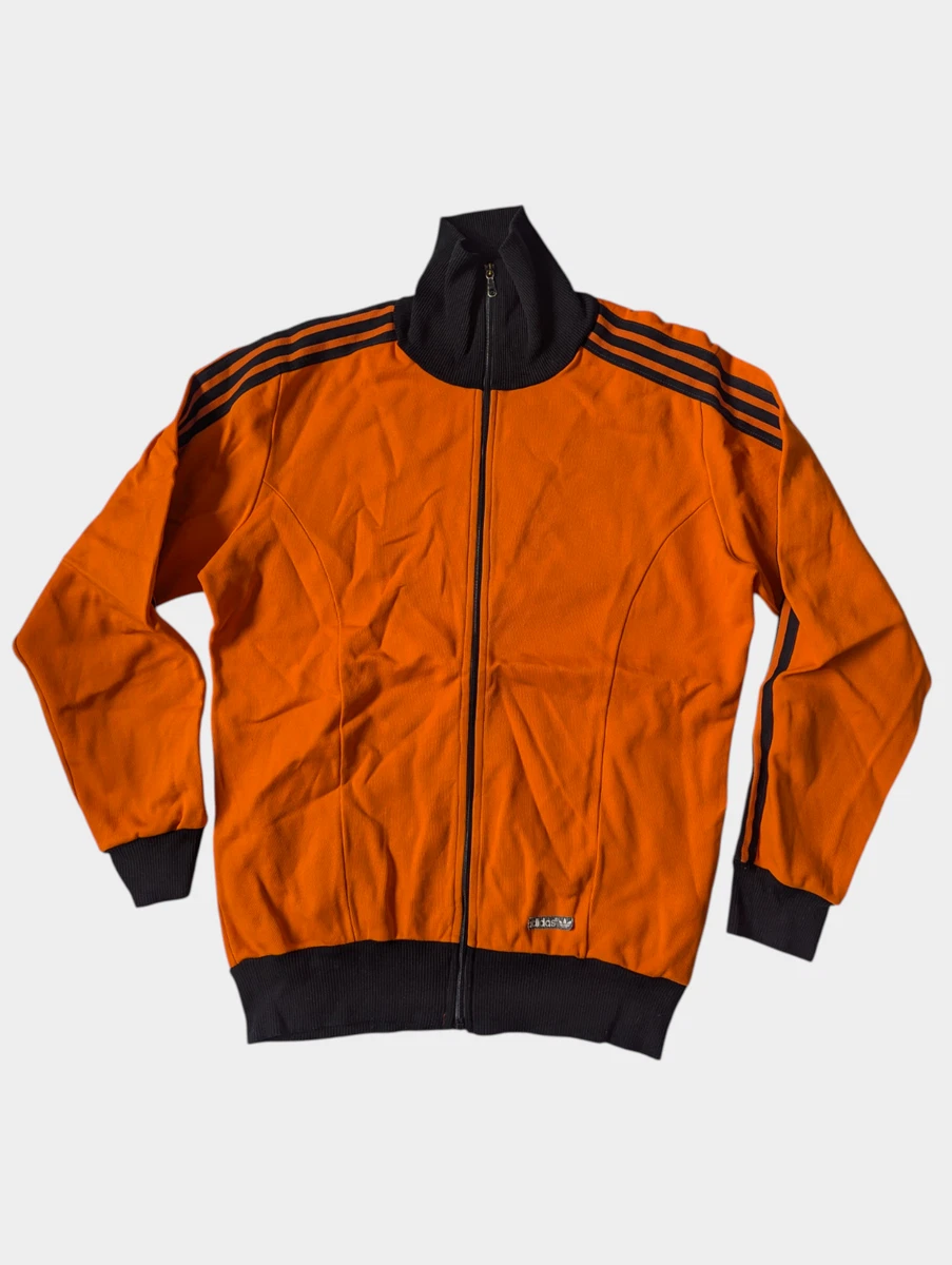 adidas Track Jacket Orange Men's Activewear for sale | eBay