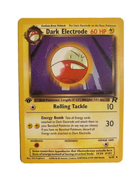 Dark Electrode 34/82 1st Edition Team Rocket