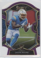 2020 Panini Select Concourse Purple Prizm Die-Cut Jason Moore #78 0it8