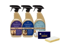 Granite Gold Home Care Collection Daily Cleaner, Polish, All-Surface Spray, and