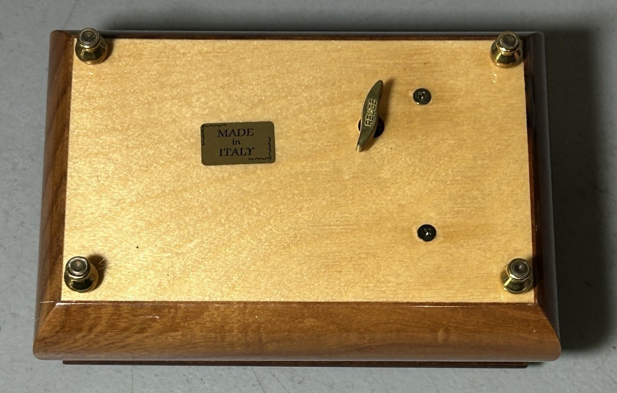 Vintage Reuge Music Box Sainte-Croix Switzerland “My Heart Will Go