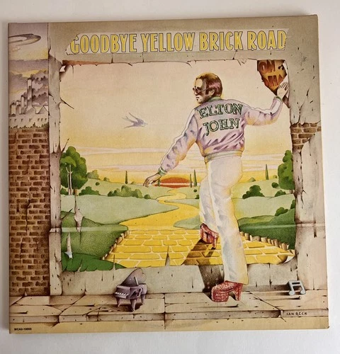 ELTON JOHN: GOODBYE YELLOW BRICK ROAD Vinyl 1973 PRESSING LP MCA2-10003