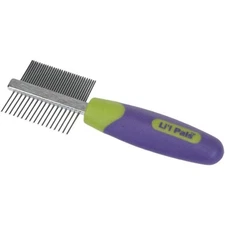 Double-Sided Dog Comb for Tick and Flea Control Grooming Brush for Small Breeds