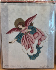 Needlepoint Kit Joan Thomasson Stitchin Stuff - 1993 CHRISTMAS ANGEL Ornament