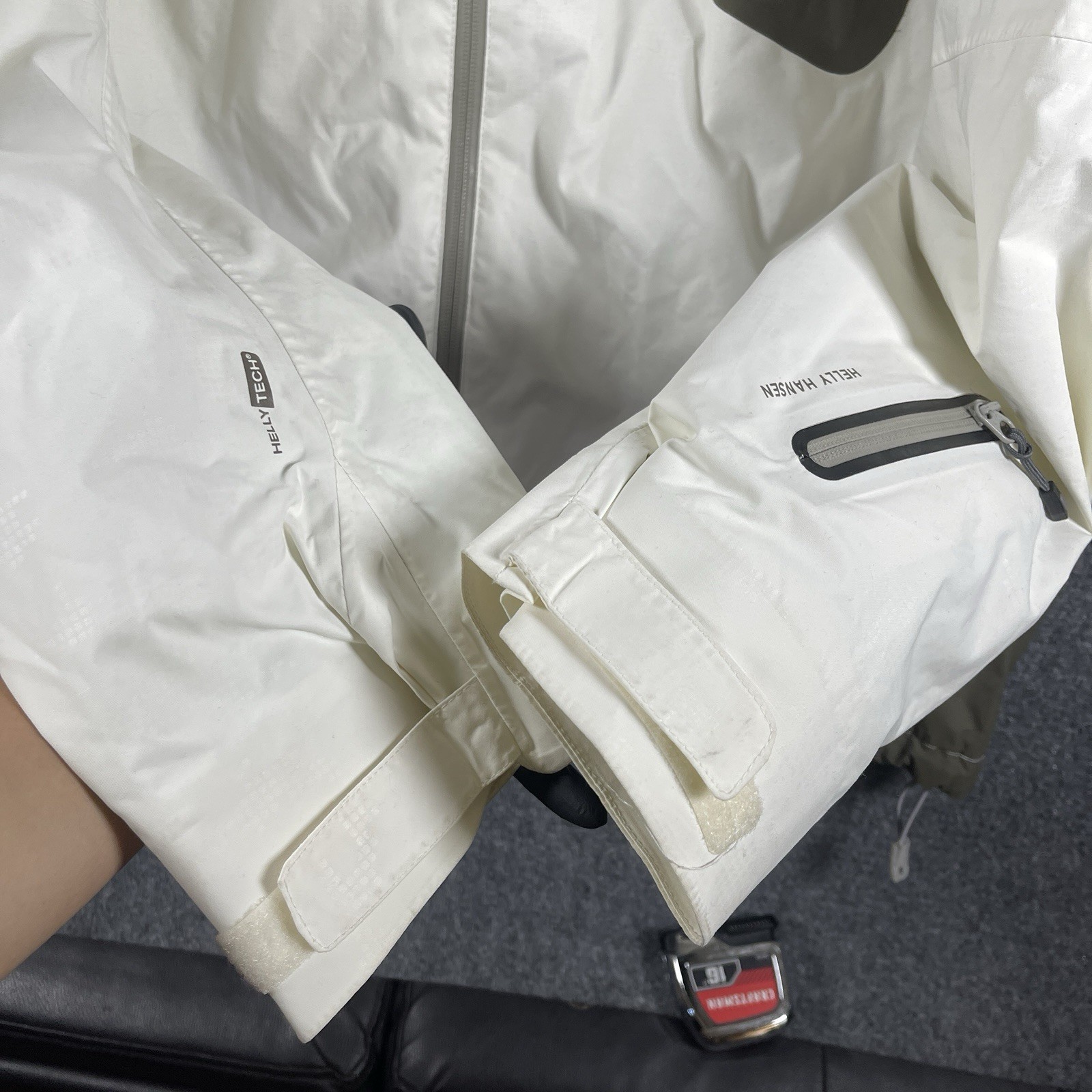 Helly Hansen Helly Tech Ski Snow Jacket Ivory/Gre… - image 10