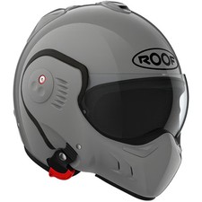 Roof Boxer Alpha Motorcycle Motorbike Flip Up Helmet - Smokey Grey