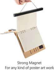 16 inch Wide Magnetic Poster Hanger Frame, 16x20 16x24 16x22 Wood Frame for P...