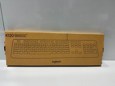 Logitech K120 USB Tastatur Kabel DE Layout Neu OVP 920-003626