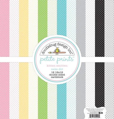 Doodlebug Paper Pad Karten Scrapbooking 12x12 Kitten Smitten Scrap