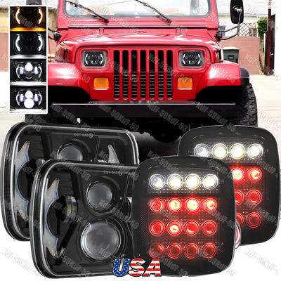 Newest For 87-95 Jeep Wrangler YJ 7x6