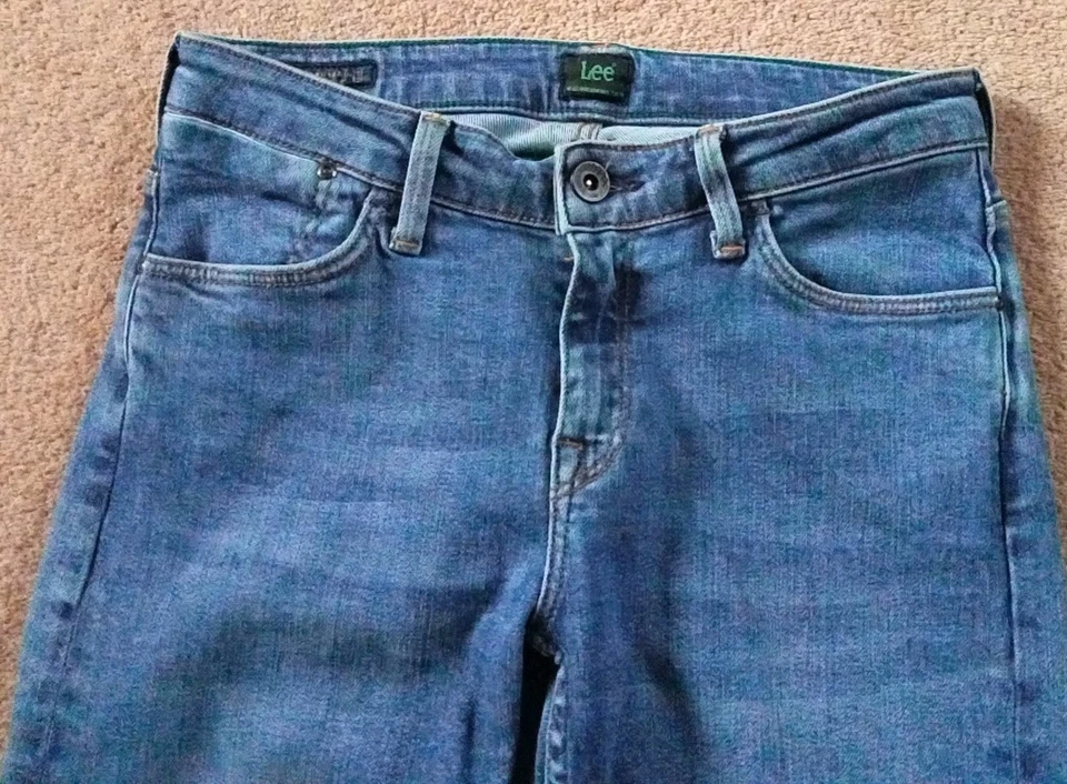 Lee Scarlett Womens Jeans X2 Waist 28 Size 10. See Description And Photos - Image 3 of 4